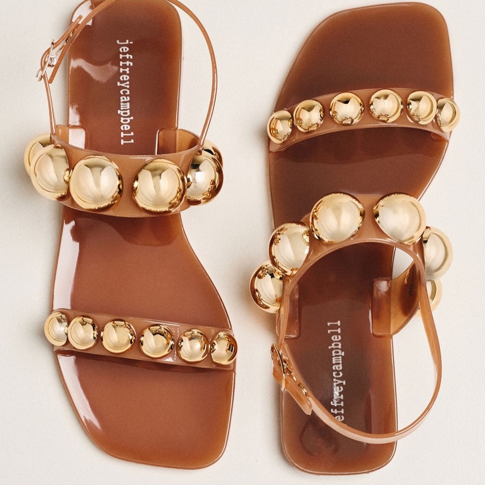 Sam Edelman Gum Drop Studded Jelly Sandal - Picture 2 of 3